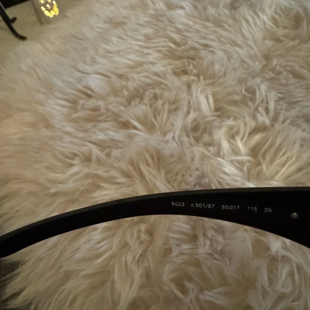 Chanel Black Sunglasses with Silver Accents - Picture 3 of 8